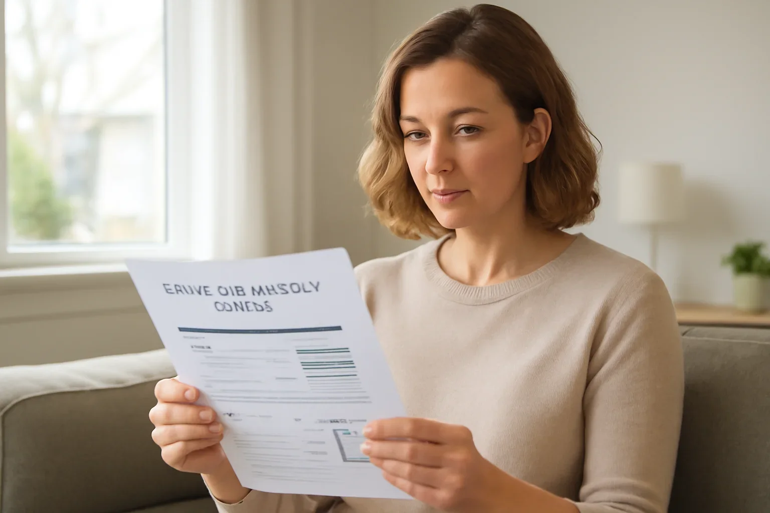 Person reviewing a pharmacogenetic testing report at home in Canada