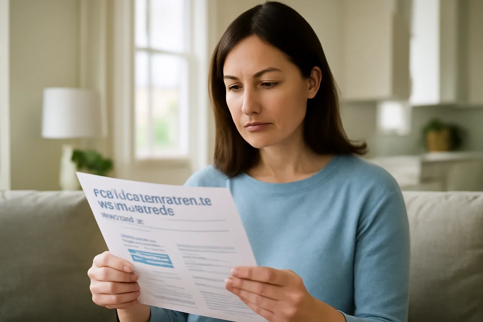 Person reviewing a pharmacogenetic testing report at home in Canada