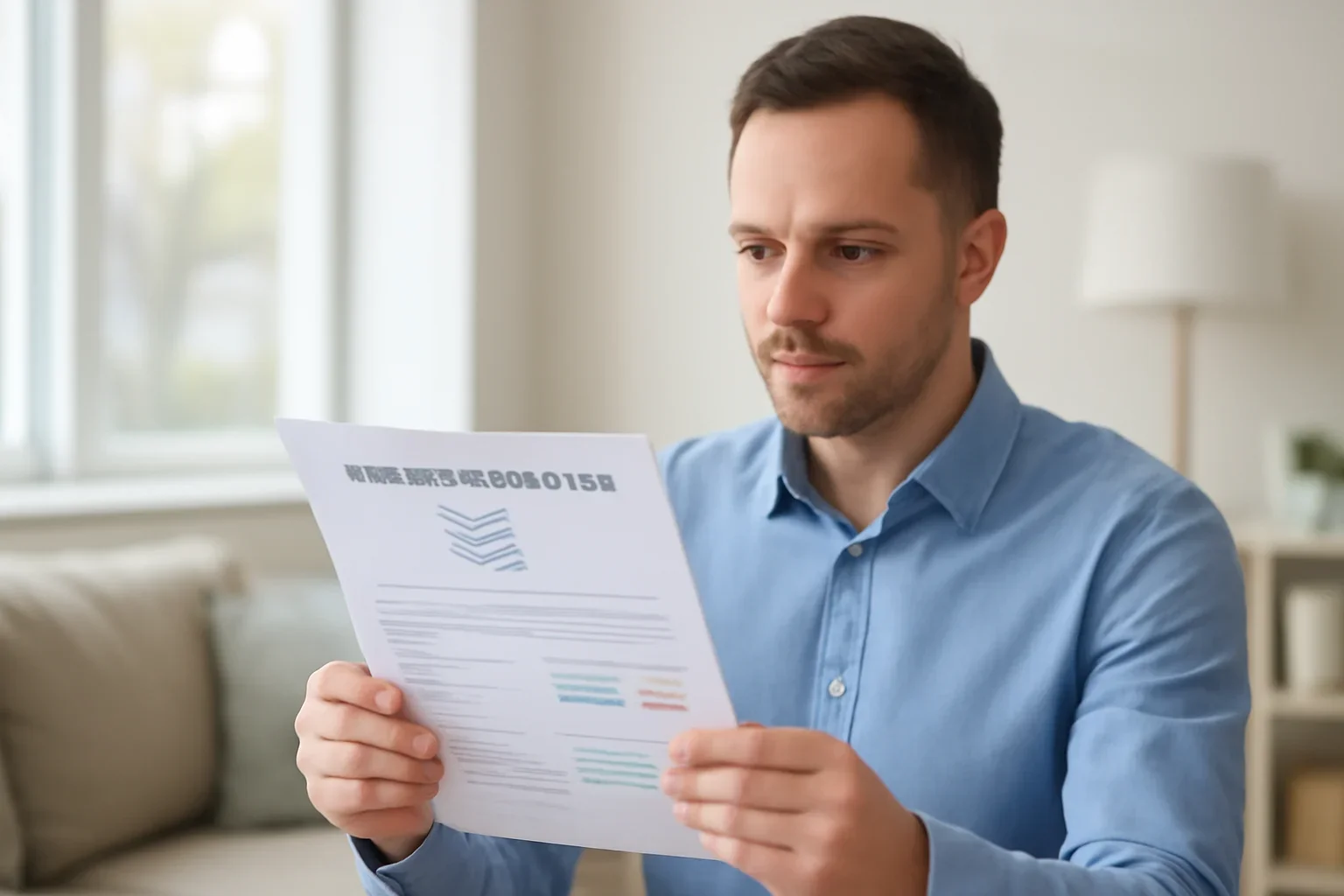 Person reviewing a pharmacogenetic testing report at home in Canada