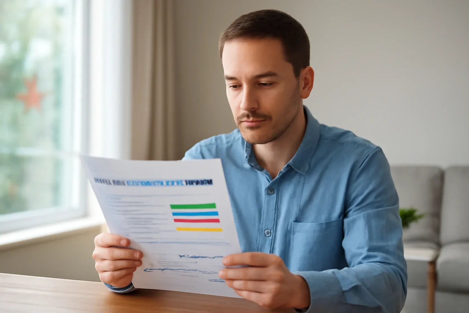 Person reviewing an at-home genetic testing report in Canada
