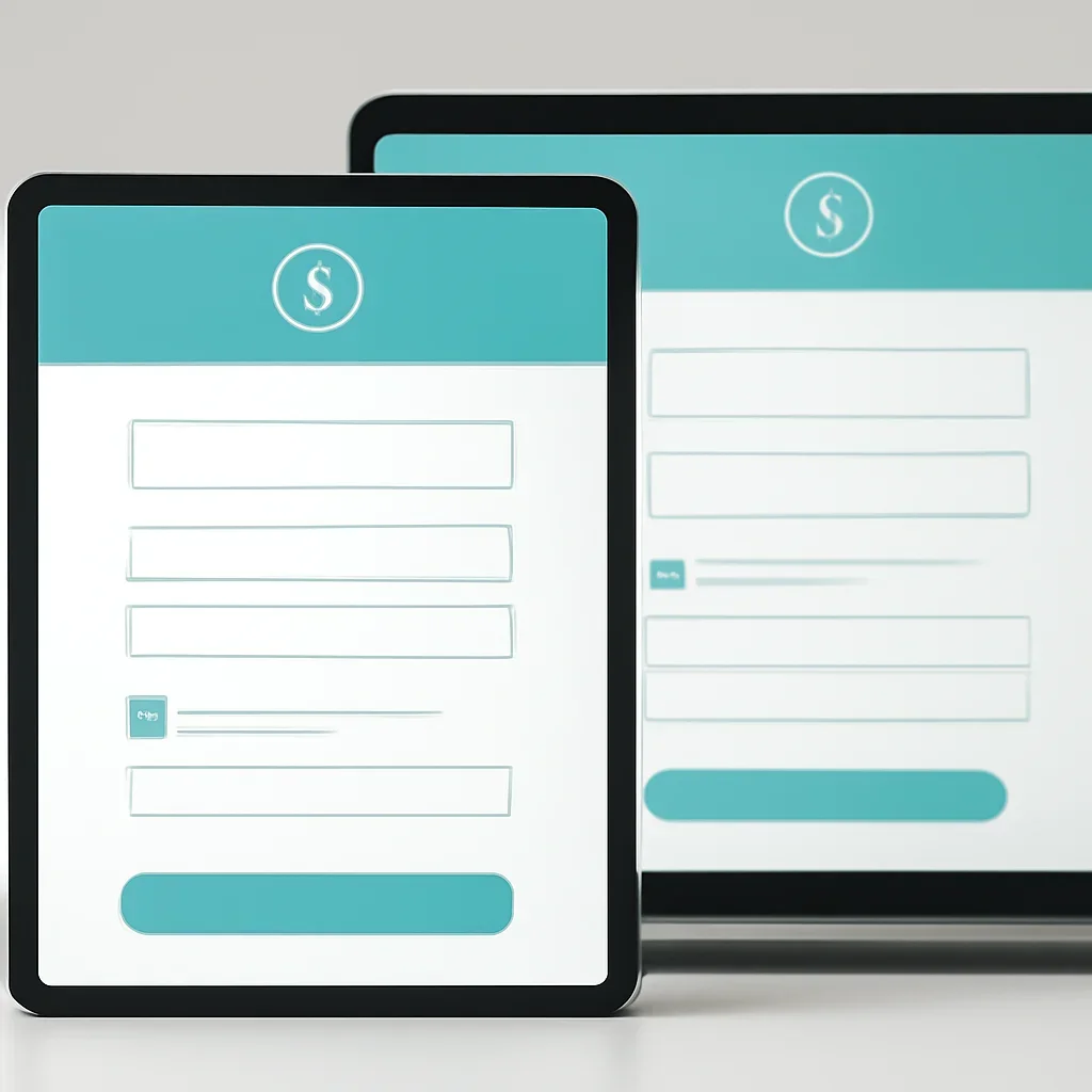 Tablet screen showing an online pharmacogenetic testing order form