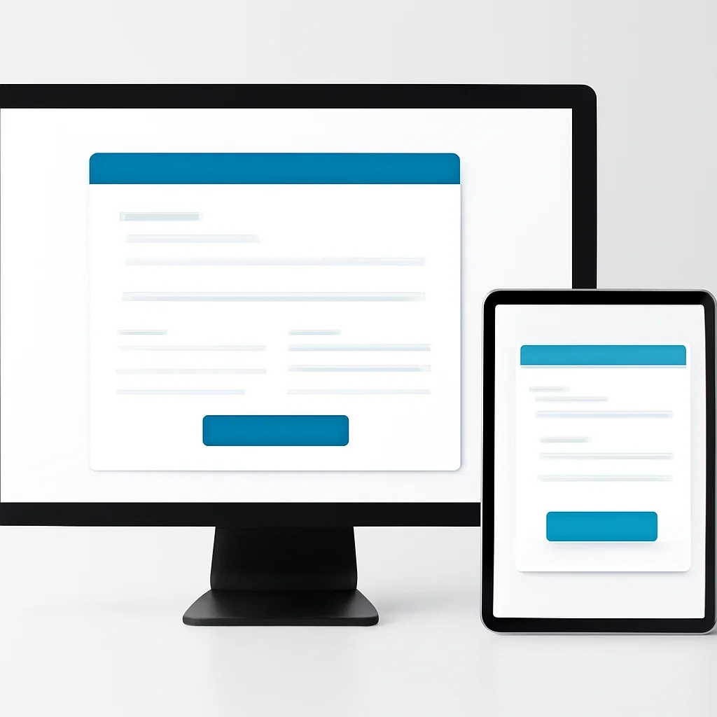 Tablet screen showing an online pharmacogenetic testing order form