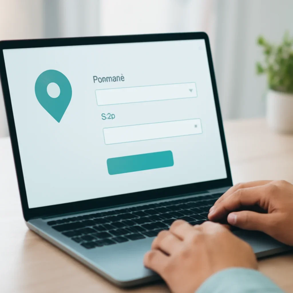 Online form or support visual for Testing by province and city