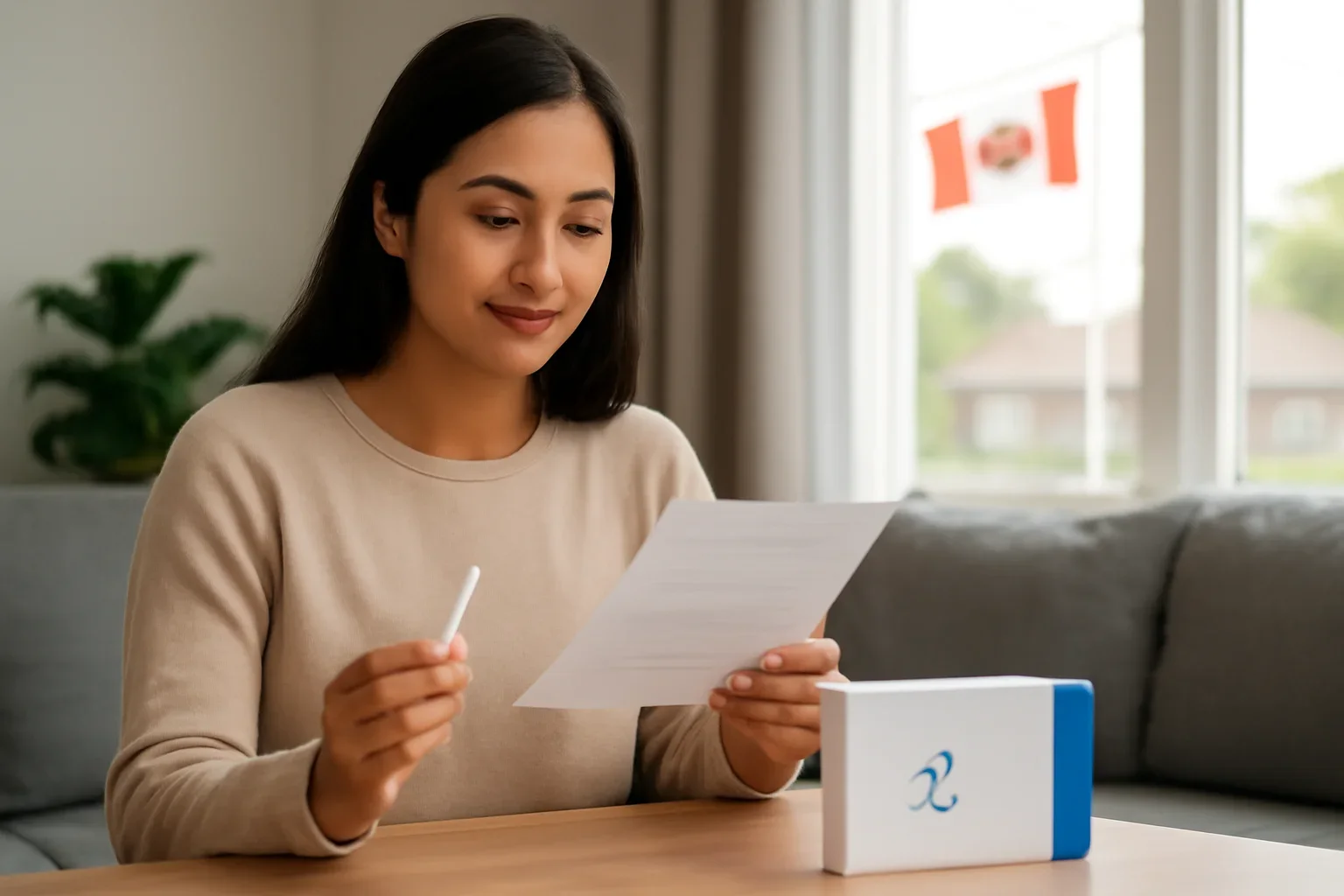 At-home microbiome testing visual for residents in Brampton
