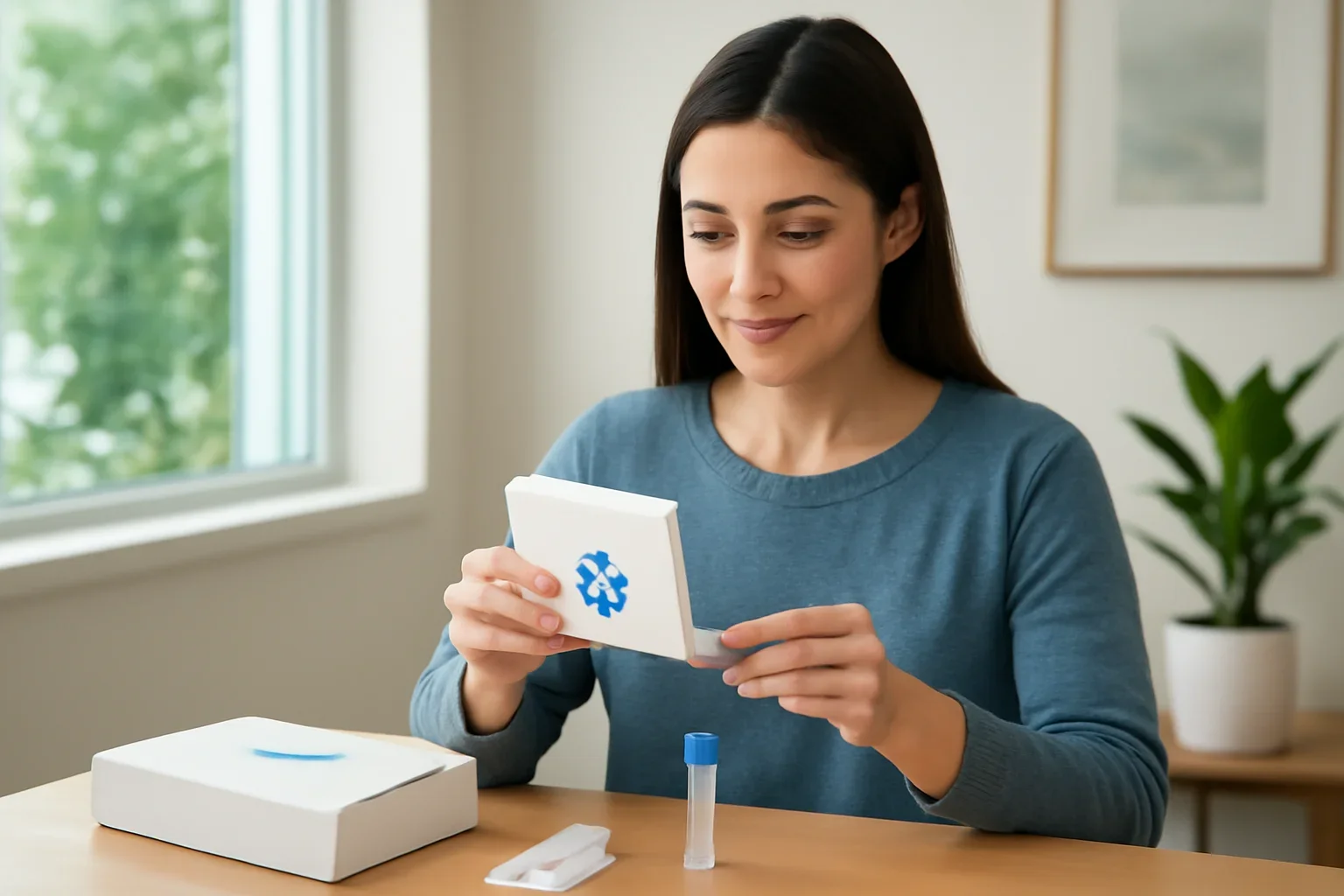 At-home microbiome testing visual for residents in Burnaby