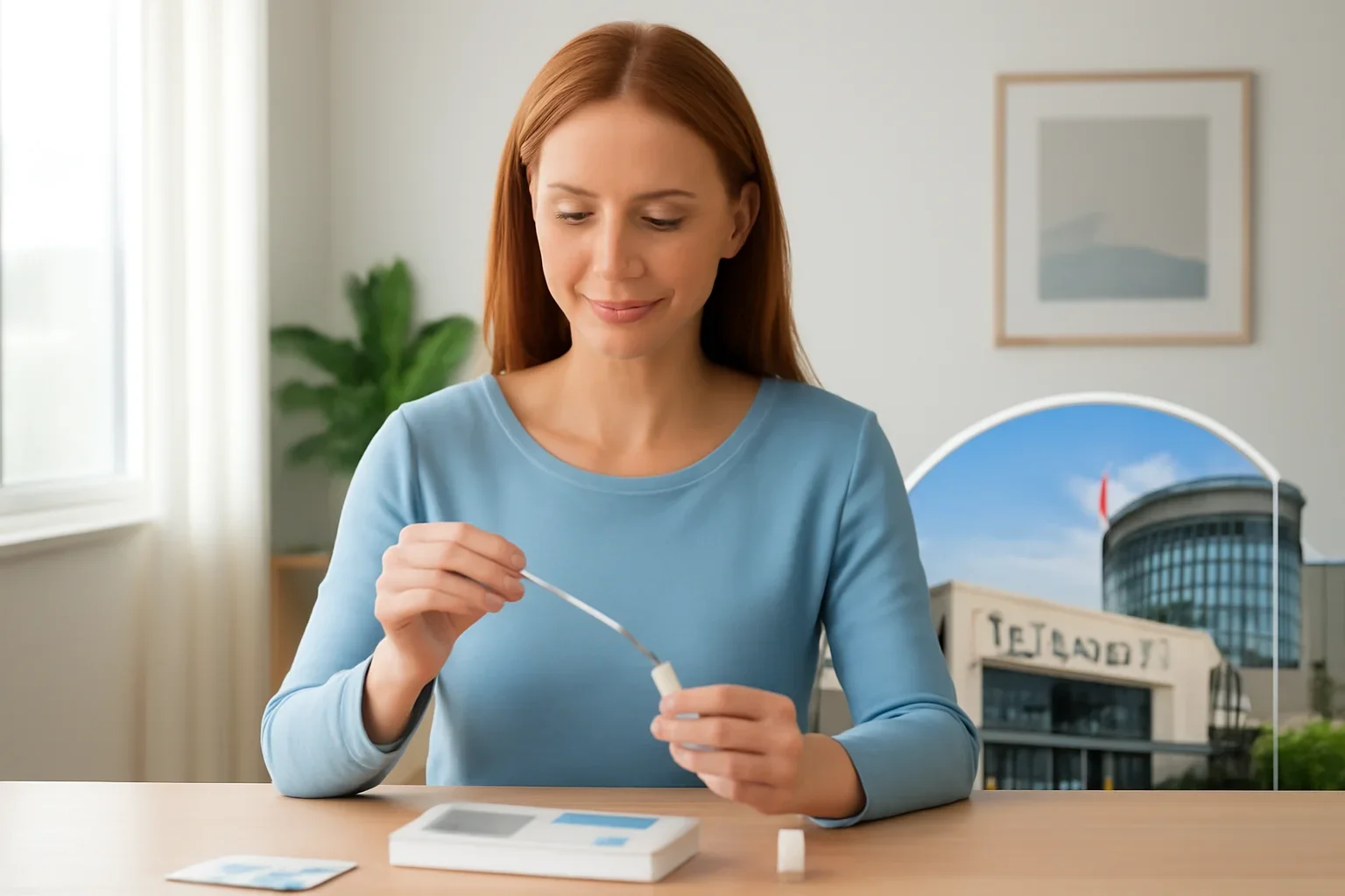 At-home microbiome testing visual for residents in Kitchener-Waterloo