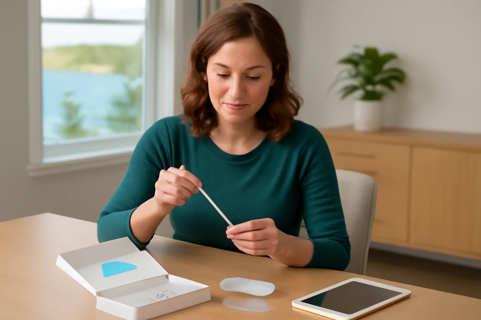 At-home microbiome testing visual for residents in Nova Scotia