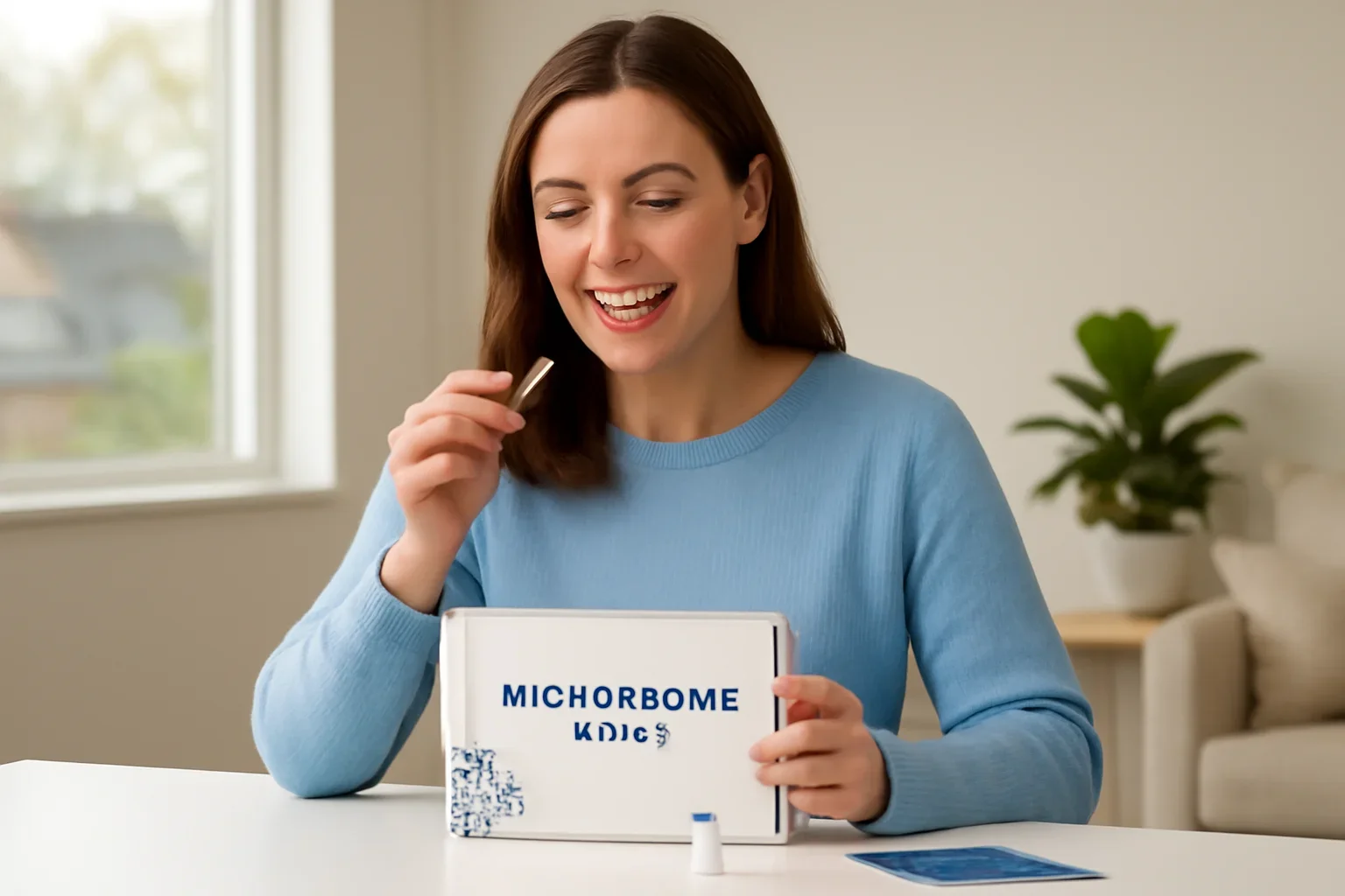 At-home microbiome testing visual for residents in Oshawa