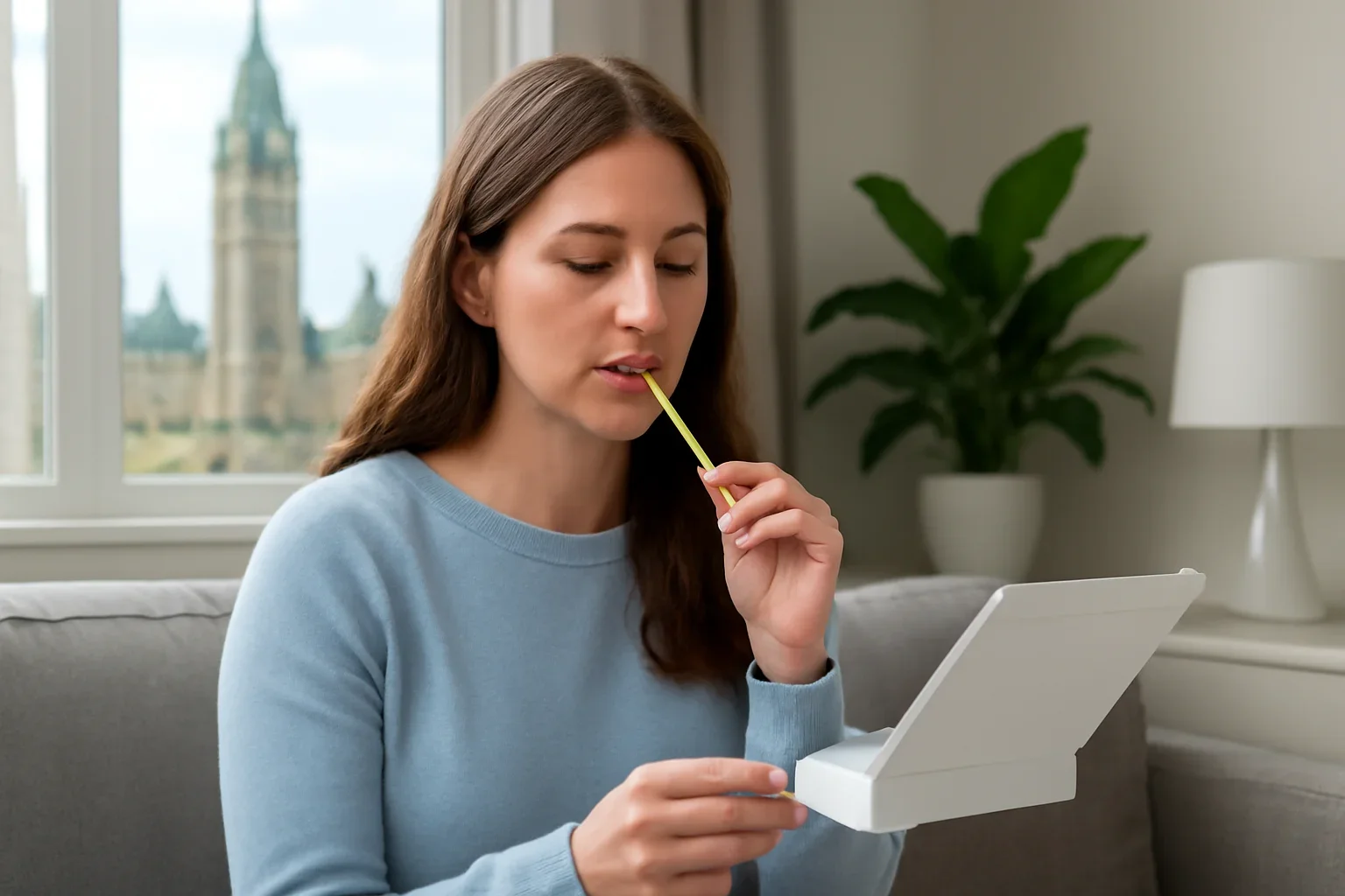 At-home microbiome testing visual for residents in Ottawa