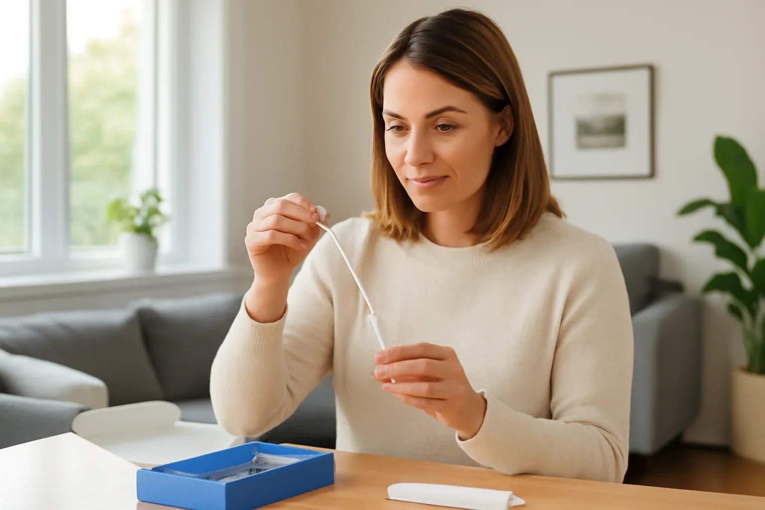 At-home microbiome testing visual for residents in Sherbrooke