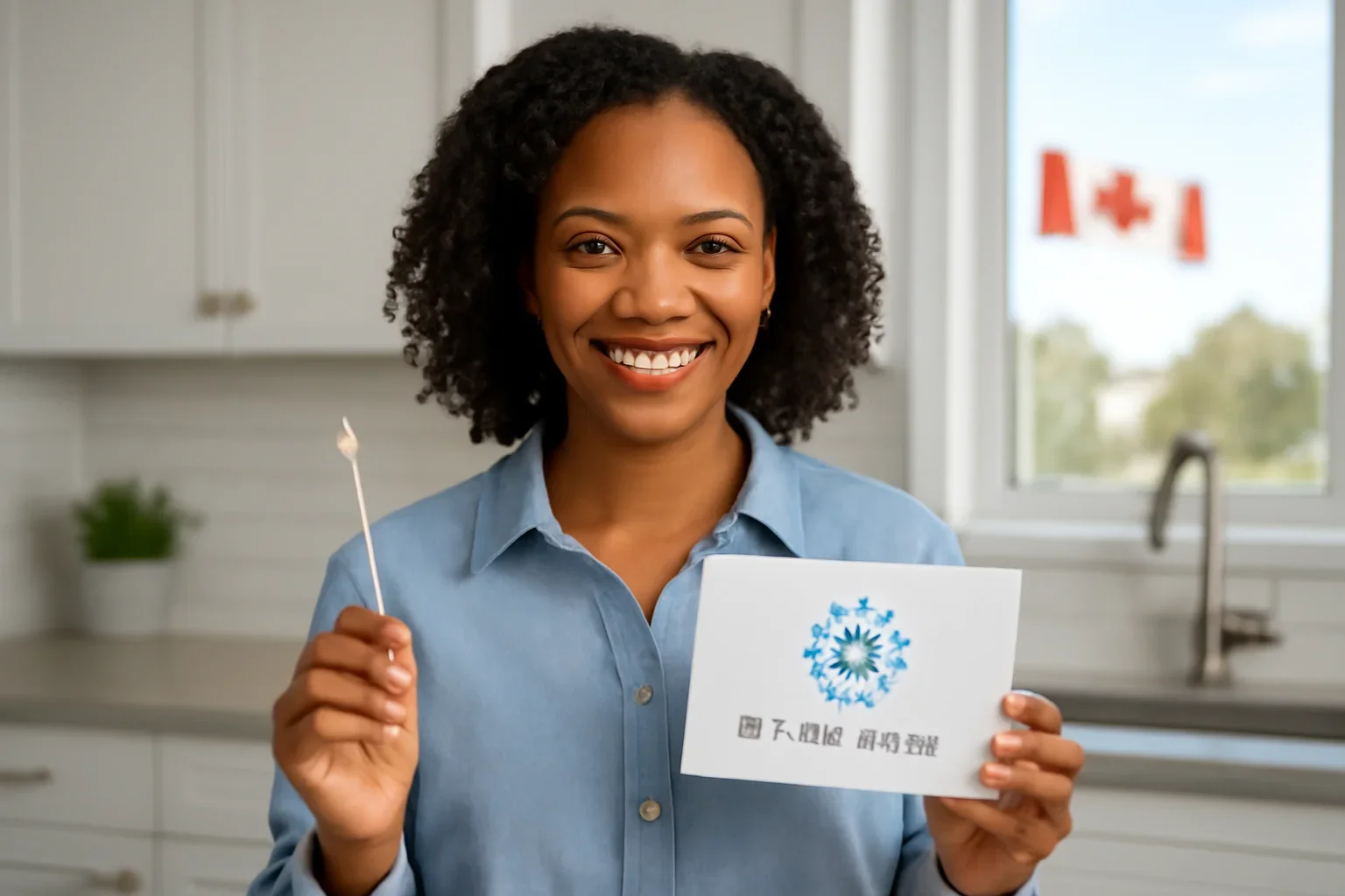 At-home microbiome testing visual for residents in Vaughan