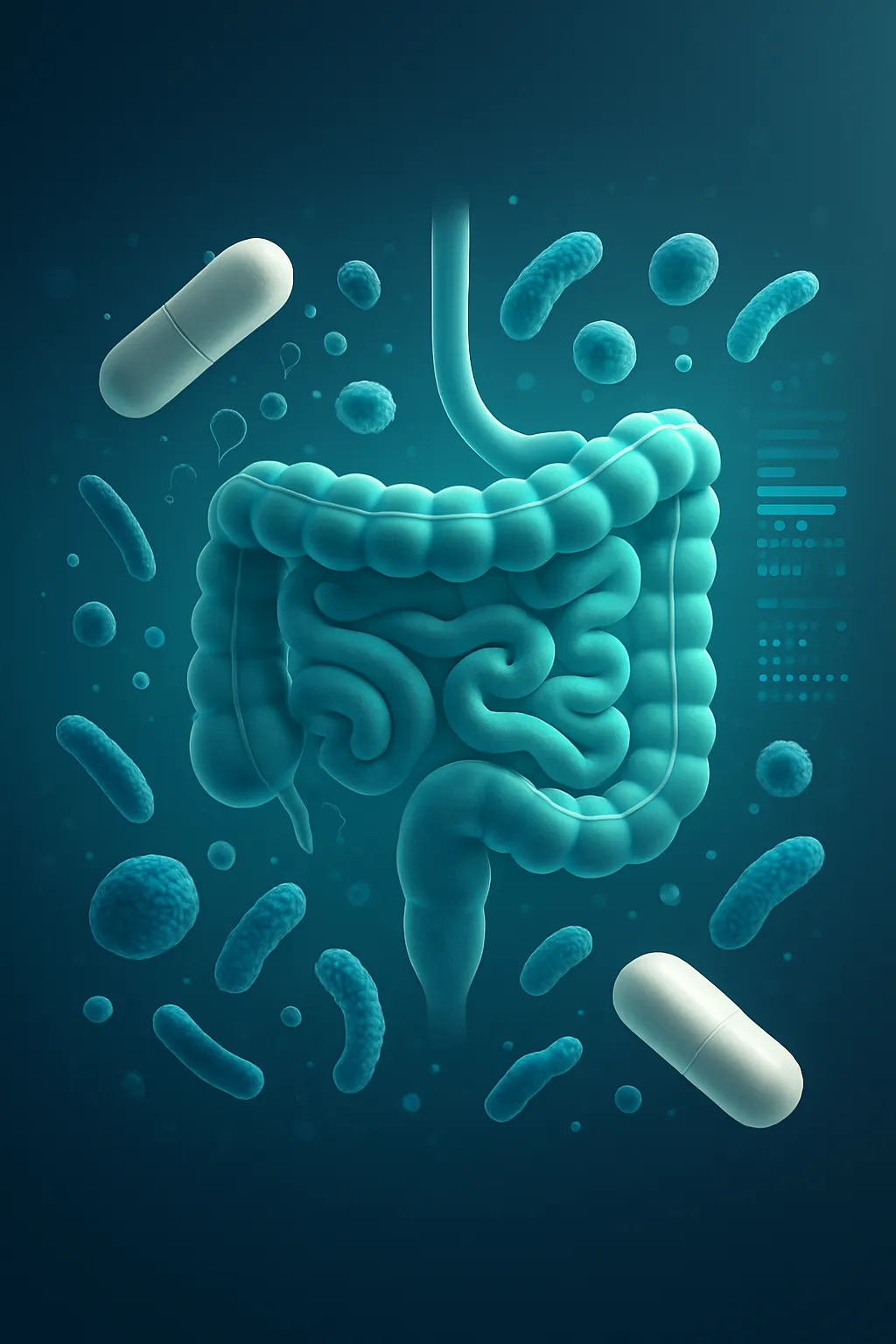 Personalized probiotic and gut microbiome concept