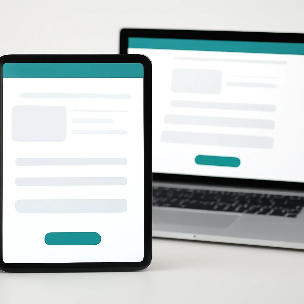 Online pharmacogenetic test information and ordering page displayed on a tablet