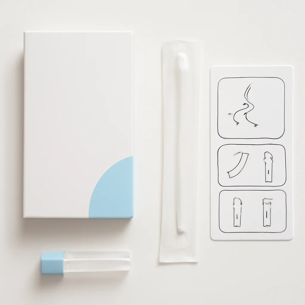At-home pharmacogenetic test kit with collection instructions in Canada