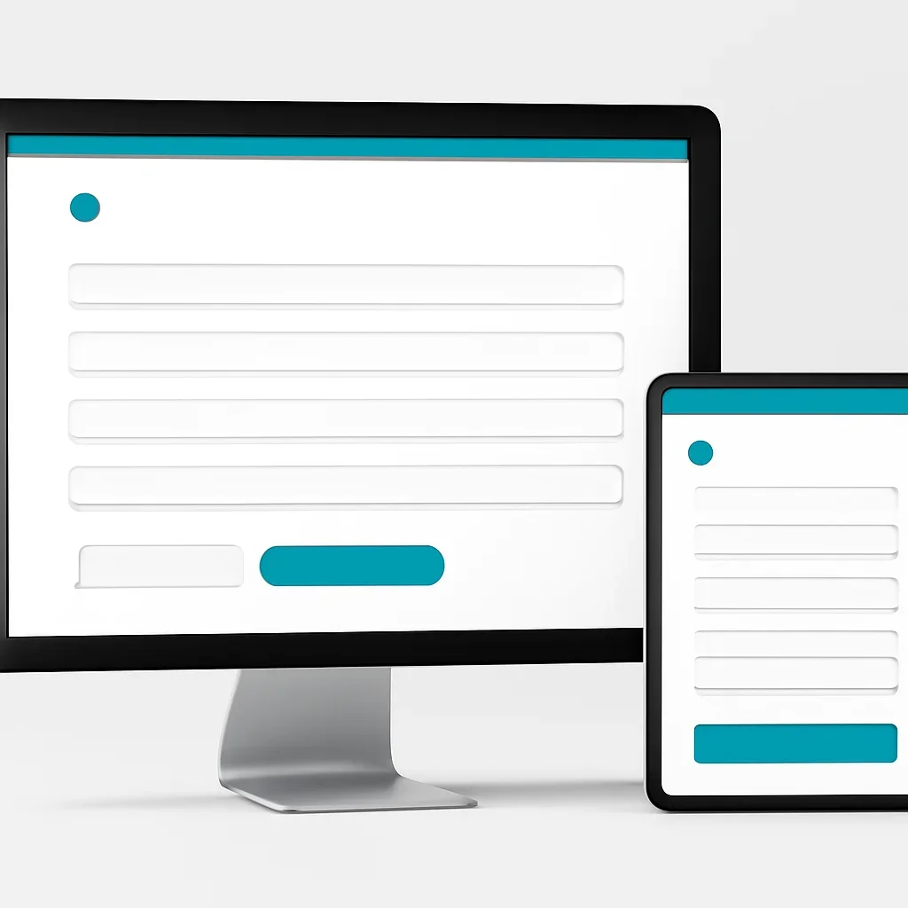 Tablet screen showing an online pharmacogenetic testing order form