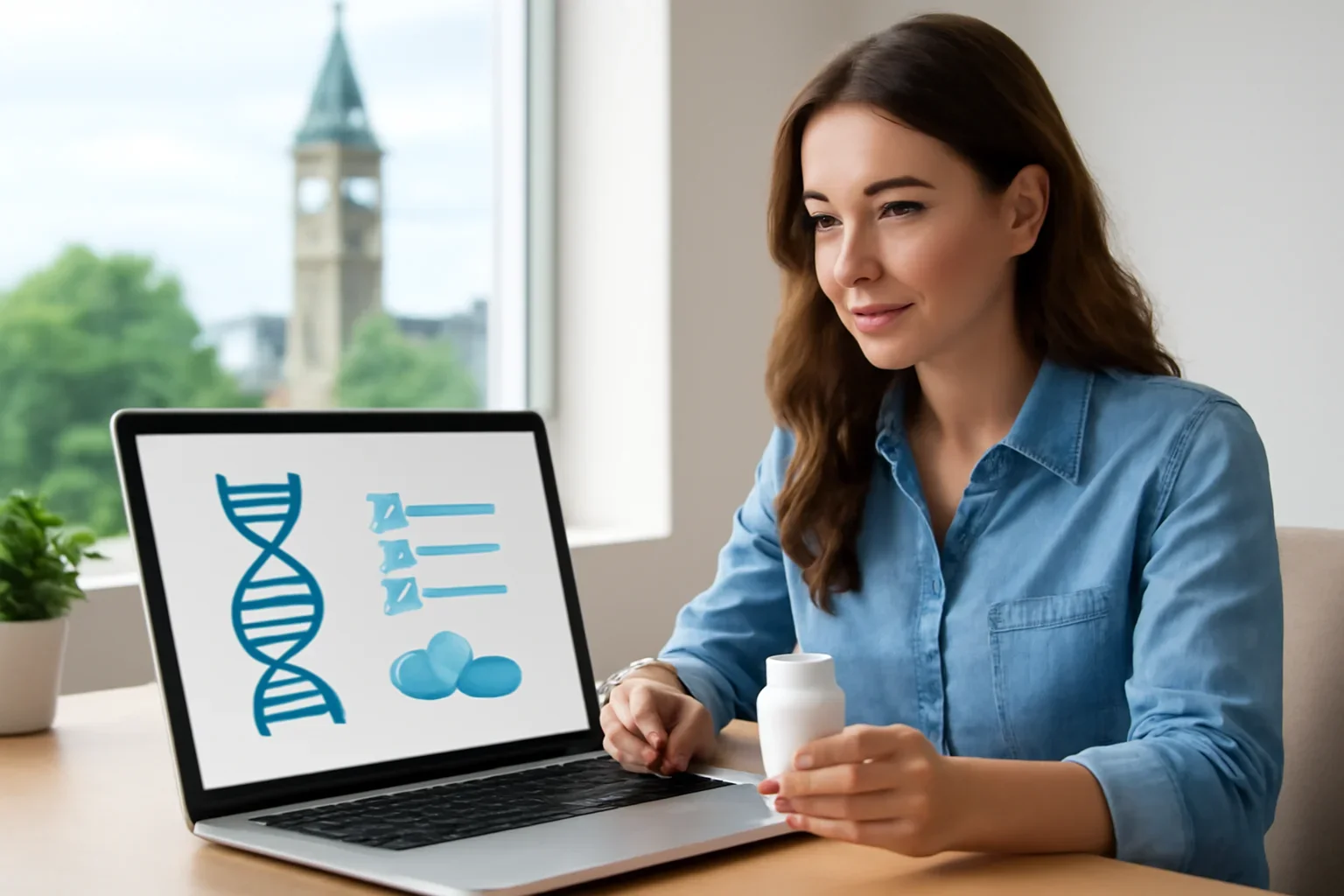 Online pharmacogenetic testing visual for residents in Hamilton