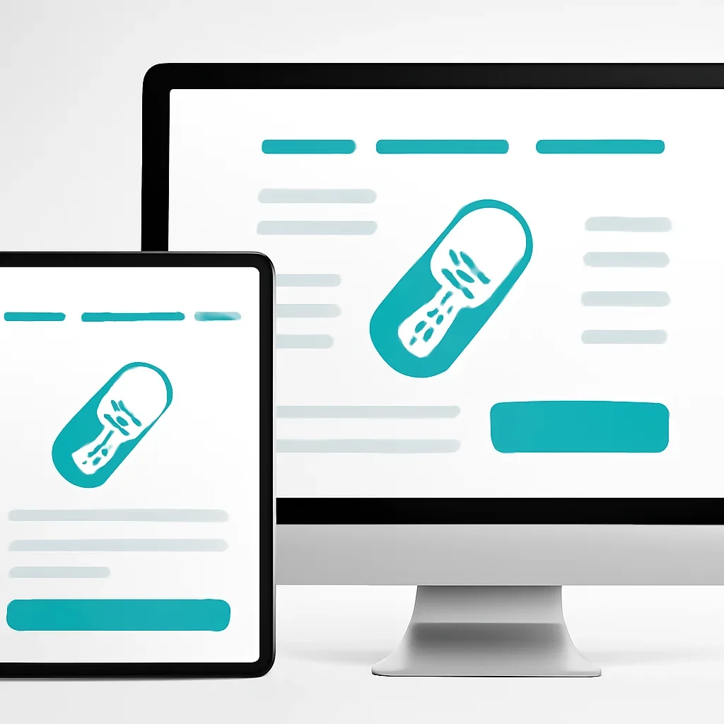 Tablet screen showing an online pharmacogenetic testing order form