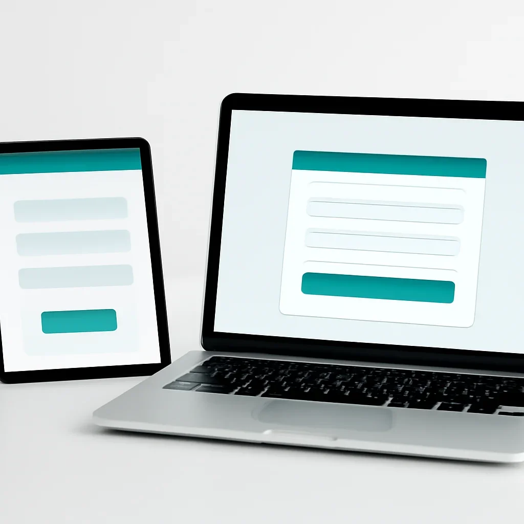 Tablet screen showing an online pharmacogenetic testing order form