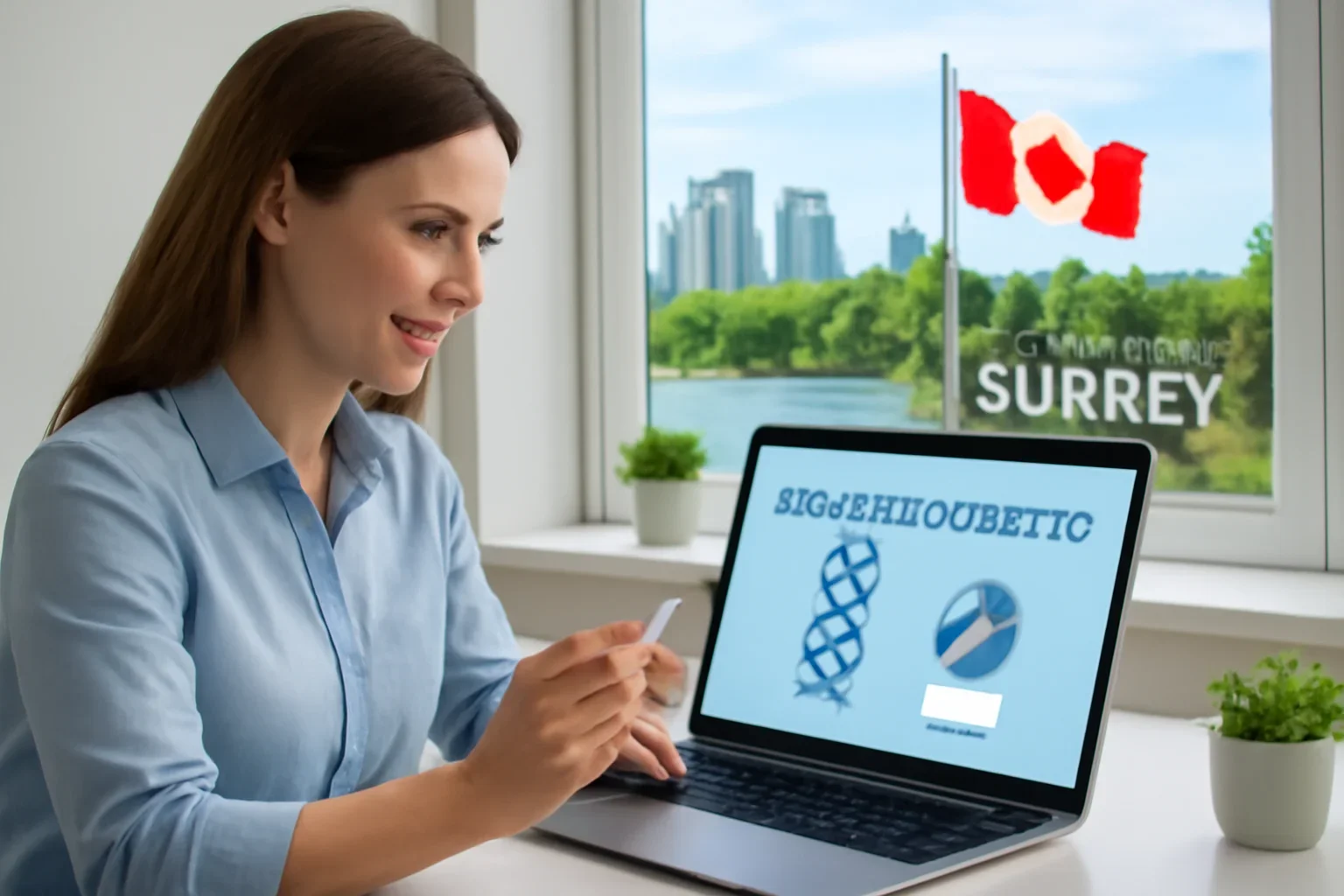 Online pharmacogenetic testing visual for residents in Surrey