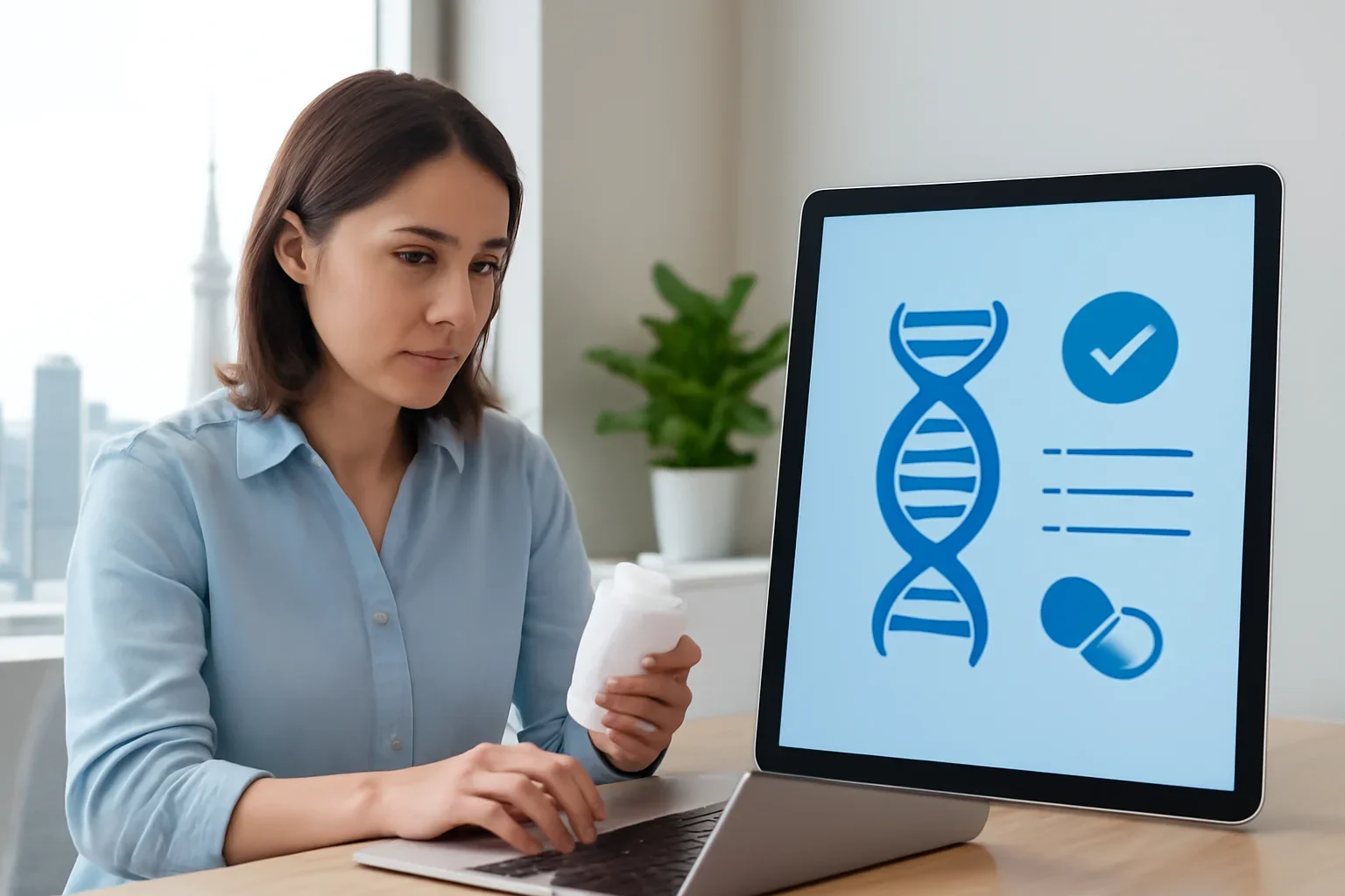 Online pharmacogenetic testing visual for residents in Toronto