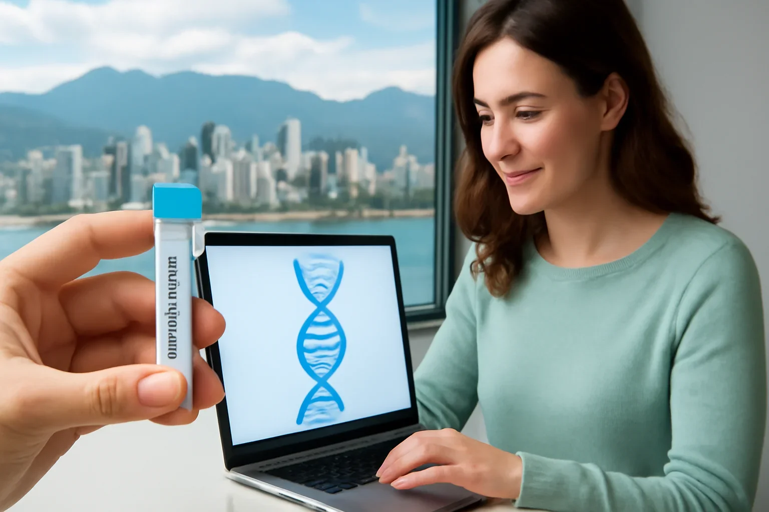 Online pharmacogenetic testing visual for residents in Vancouver