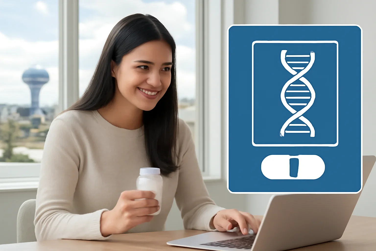 Online pharmacogenetic testing visual for residents in Vaughan
