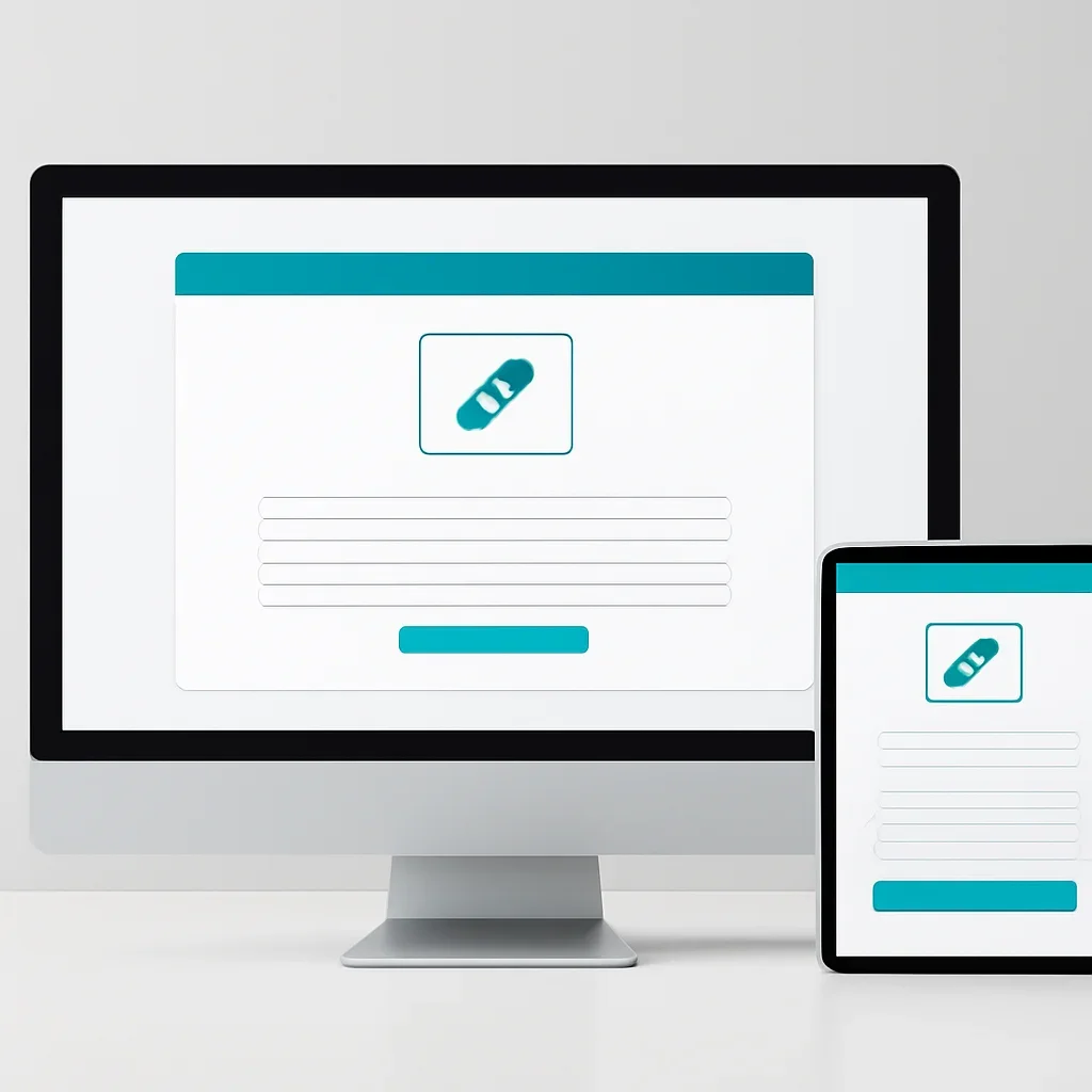 Tablet screen showing an online pharmacogenetic testing order form