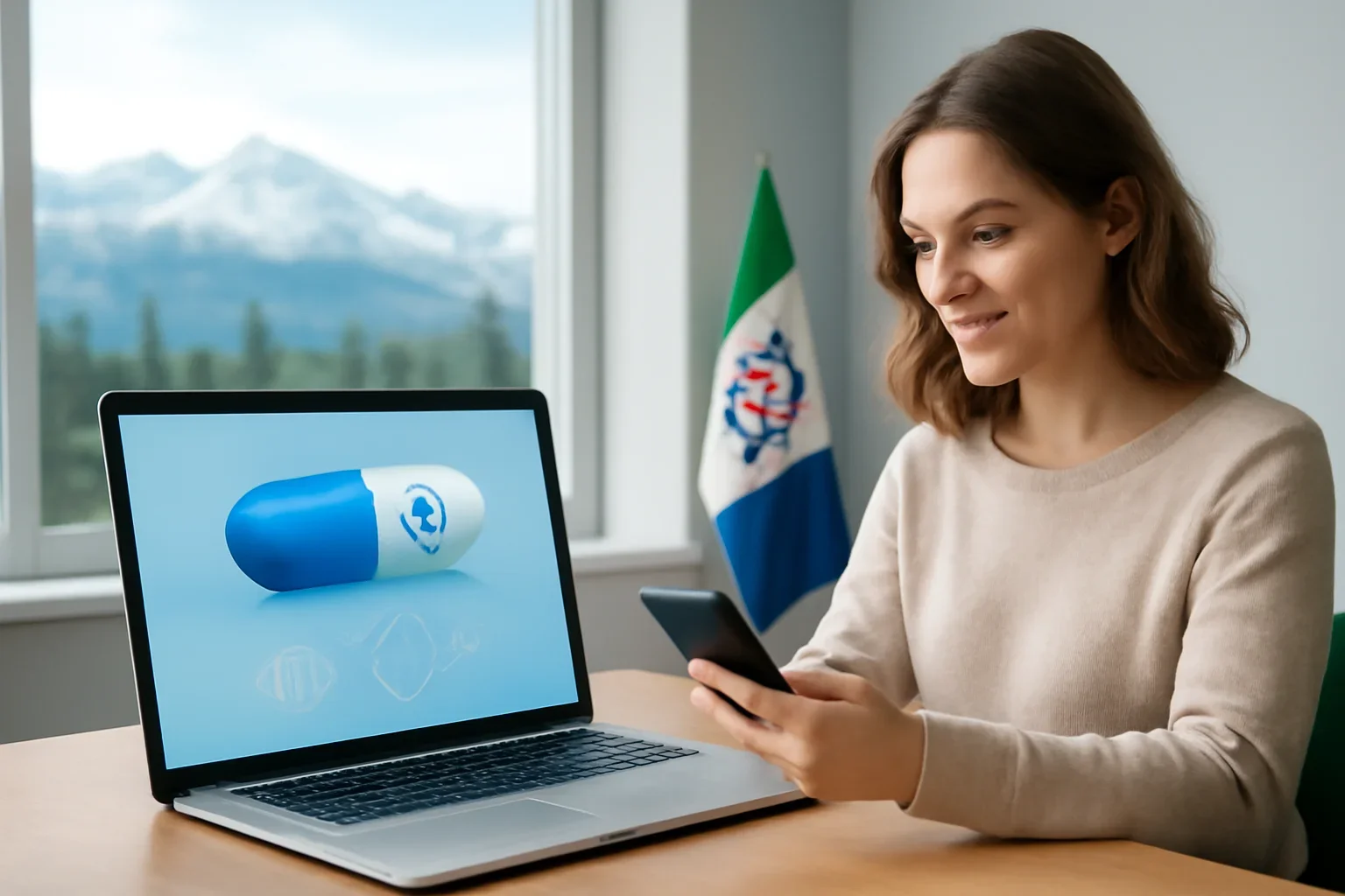 Online pharmacogenetic testing visual for residents in Yukon